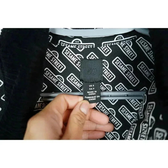 Sesame Street X H&M Collaboration Parka Jacket Men's Small #649 - Picture 5 of 6